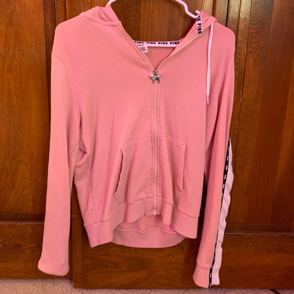 pink PINK snap jacket